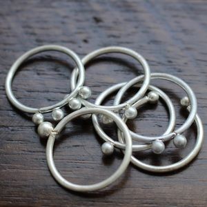 Silver Stacking Rings